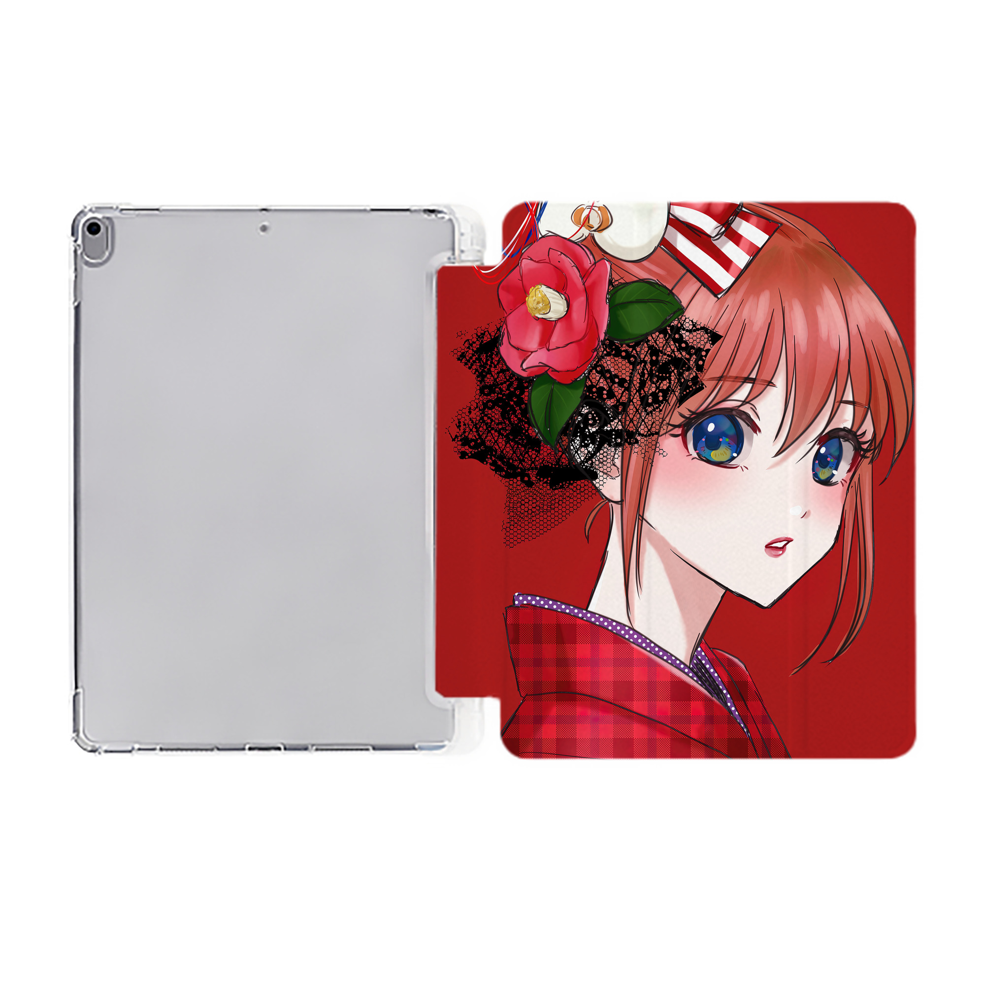 ぎんたま 坂田銀時（さかたぎんとき） 神楽 志村新八（しむら しんぱち） GINTAMA Sakata Gintoki Kagura Shimura Shinpachi IPad ケース ペン収納付き 三つ折りスタンド PUレザー×シリコン 対応機種9.5/10.5/10.9インチ